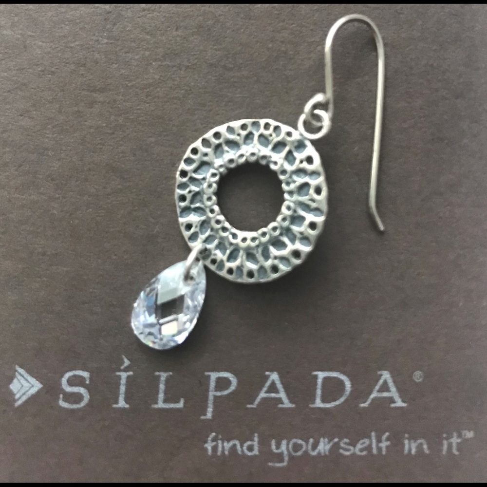 Silpada - .925 Sterling Silver, replacement earring. One earring.